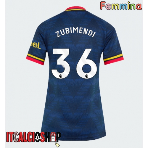 Arsenal Martin Zubimendi #36 Seconda Maglia Femmina 2026-27 Manica Corta